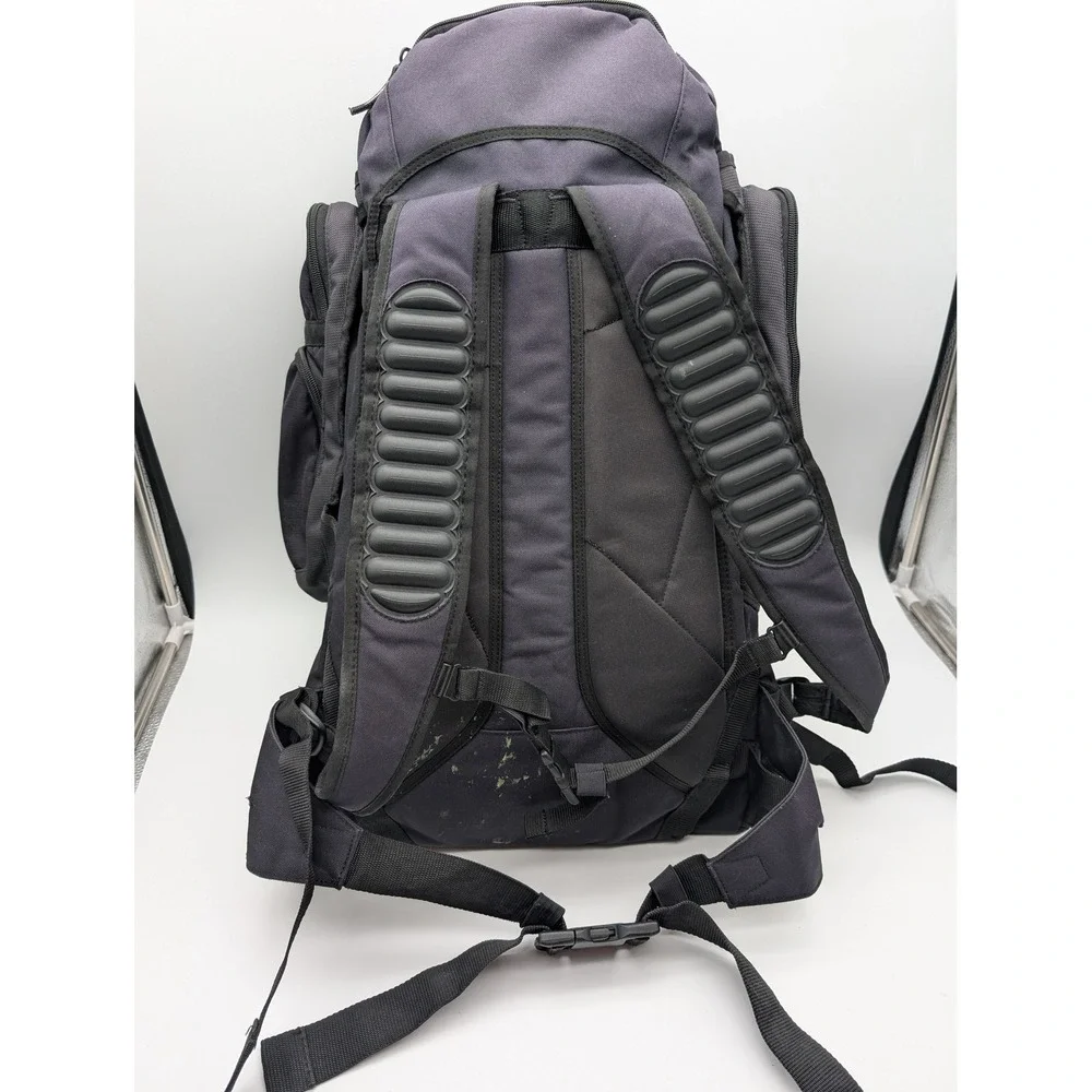 Nike Face-Off Lacrosse Backpack Black Checkered Sports Travel Bag GA0218-001